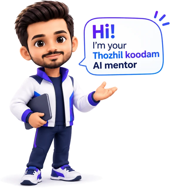 Thozhil Koodam AI Mentor saying hi